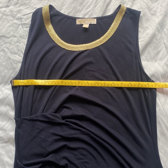 Michael Kors Gold Neck Drape Tank L - Picture 5 of 6